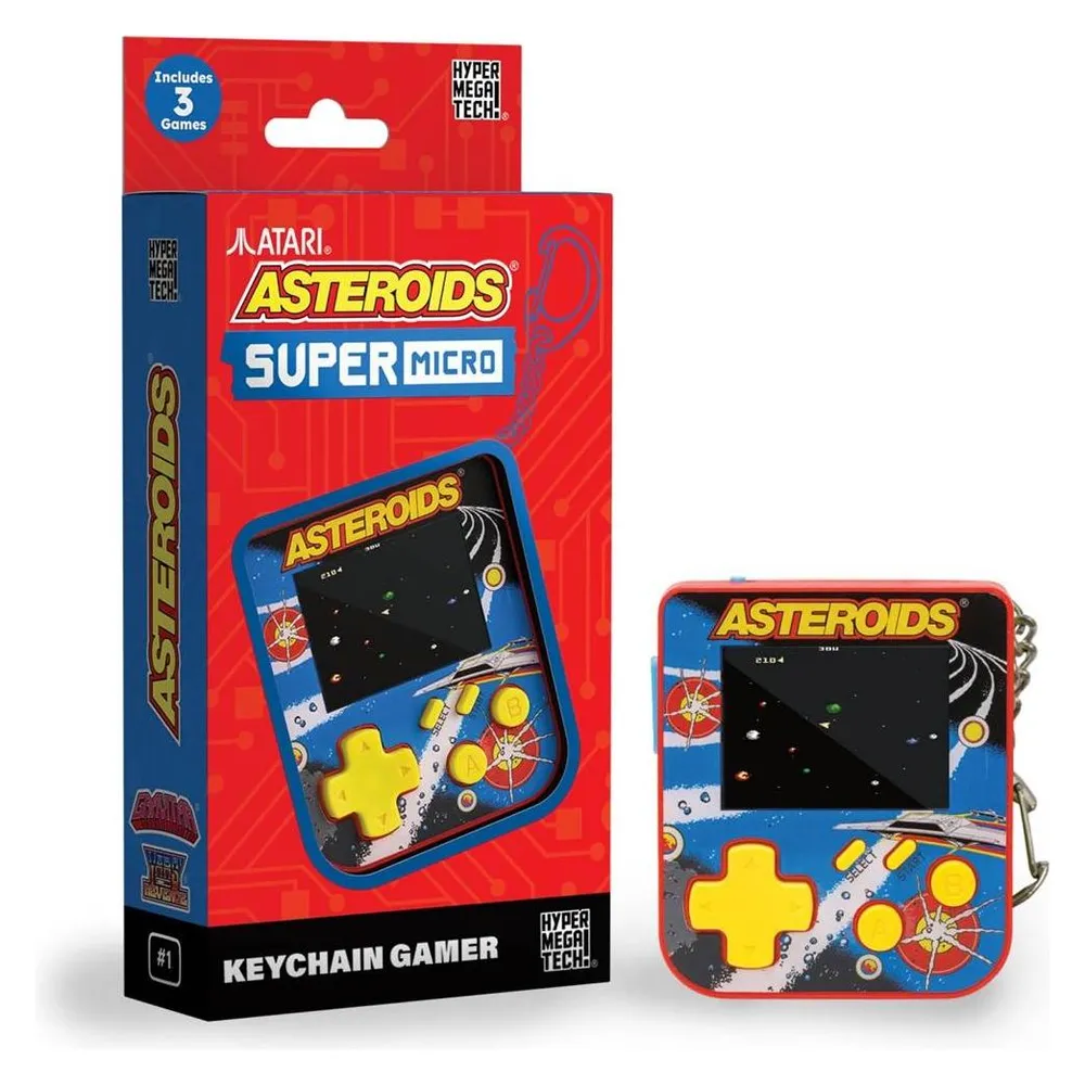 Blaze Entertainment Super Micro Asteroids Retro Konsole unbekannt unbekannt Mini Arcade Schwarz