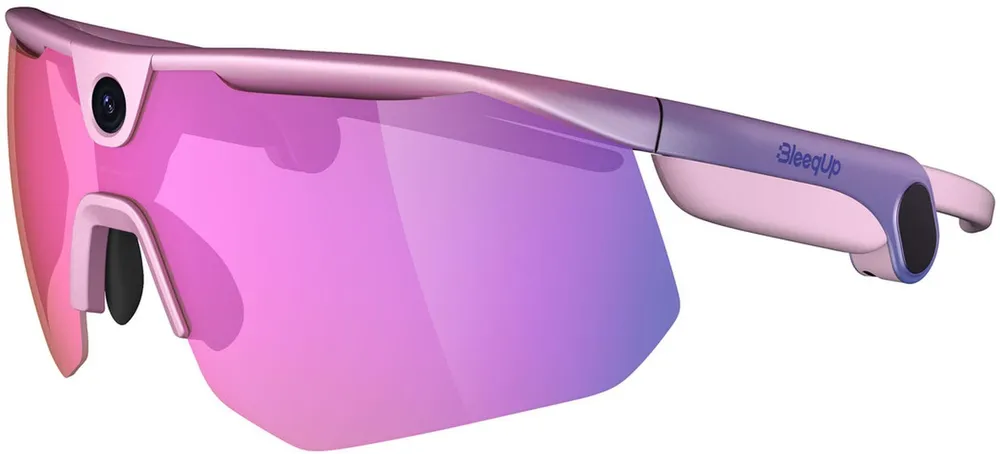 BleeqUp Ranger AI Sports Camera Glasses pink