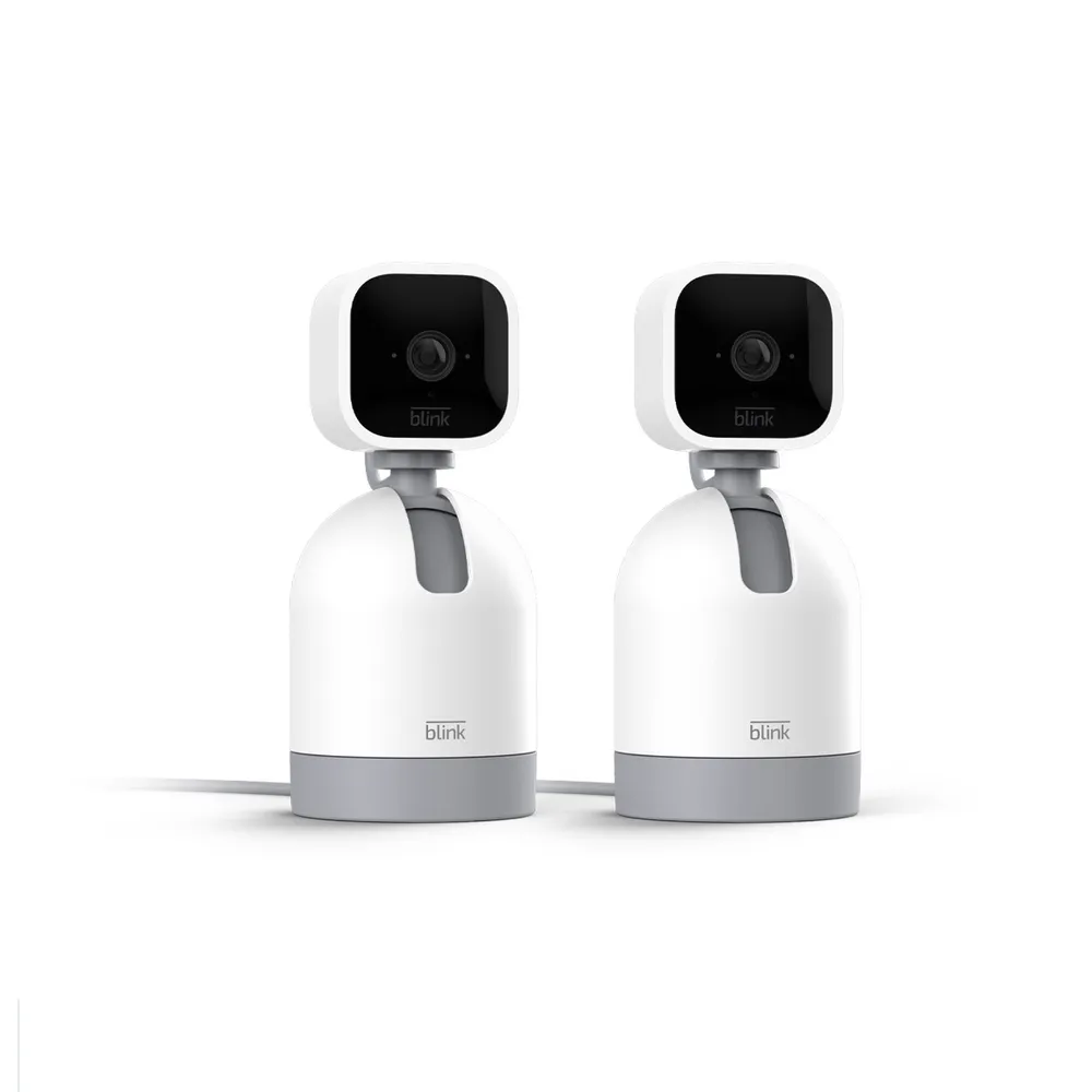 Blink Mini Pan-Tilt Innenkamera - 2er-Set - Weiß