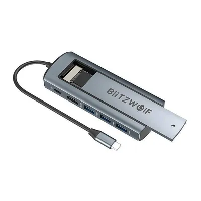Adapter 6 in 1 Blitzwolf BW-Neo TH13 USB 3.0 HD Display Port USB-C PD SSD