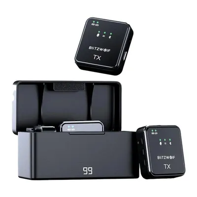 Mikrofon BlitzWolf BW-SX63 kabellos omnidirektional mit DSP und 1000mAh Akku