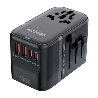 Reiseadapter Blitzwolf BW-TA2 5 in 1 100W GaN USB-C PD