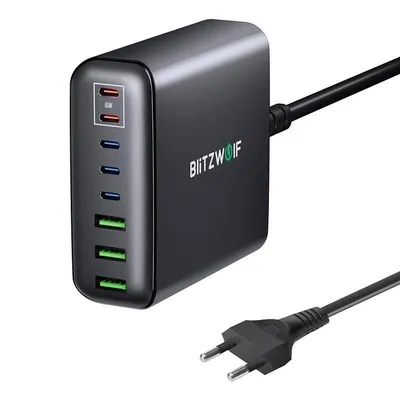 Ladegerät Blitzwolf BW-S26 250W GaN Schwarz