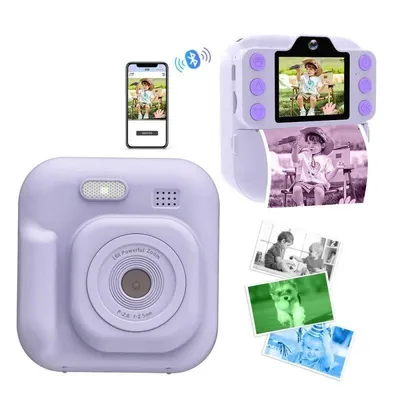 Kompaktkamera Blossom K9PRO-32G 48MP Doppellinse Bluetooth Violett