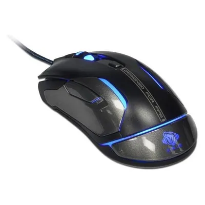 Blue E-blue Auroza FPS Maus wire, schwarz, 8200DPI