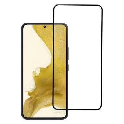 Blue Star Premier Vollständig gehärtetes Glas Für Samsung Galaxy S22 (5D, Schwarz)