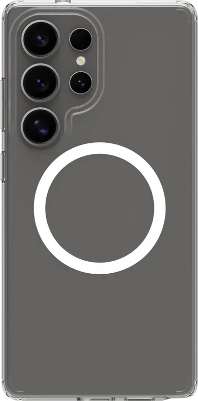 BlueBuilt Protective Backcover mit Magnet Samsung Galaxy S25 Ultra Transparent