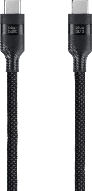 BlueBuilt USB-C-Kabel 240 W 2 m Nylon Schwarz