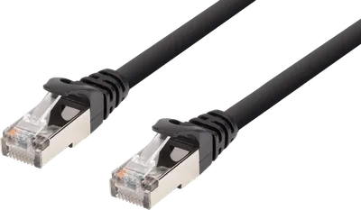 BlueBuilt Netzwerkkabel FTP CAT6 0,5 m Schwarz