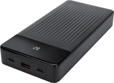 BlueBuilt Powerbank 27.000 mAh mit Schnellladefunktion Schwarz