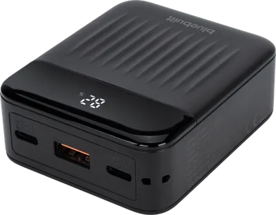 BlueBuilt Powerbank 10.000 mAh mit Schnellladefunktion Schwarz