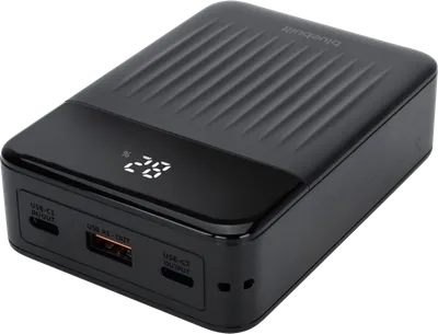 BlueBuilt Powerbank 20.000 mAh mit Schnellladefunktion Schwarz