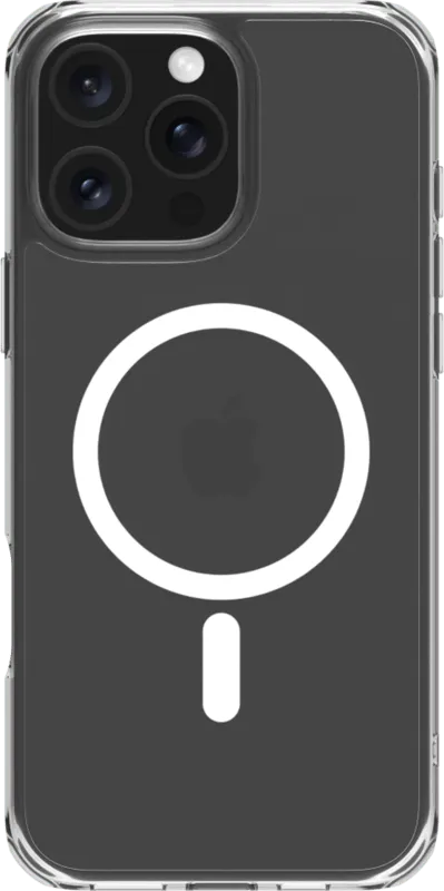 BlueBuilt Protective Backcover mit MagSafe iPhone 16 Pro Max Transparent