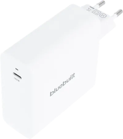 BlueBuilt 140 W GaN USB-C-Ladegerät Weiß