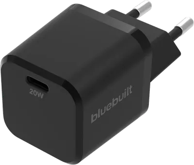 BlueBuilt Power-Delivery-Ladegerät mit USB-C-Anschluss 20 W Schwarz