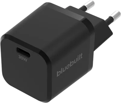 BlueBuilt Power-Delivery-Ladegerät mit USB-C-Anschluss 30 W Schwarz