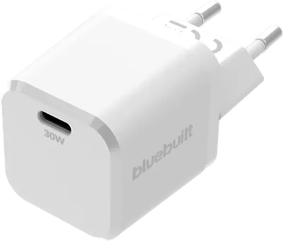 BlueBuilt Power-Delivery-Ladegerät mit USB-C-Anschluss 30 W Weiß