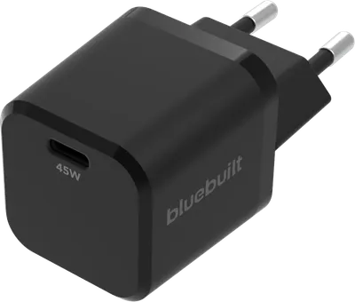 BlueBuilt Power-Delivery-Ladegerät mit USB-C-Anschluss 45 W Schwarz