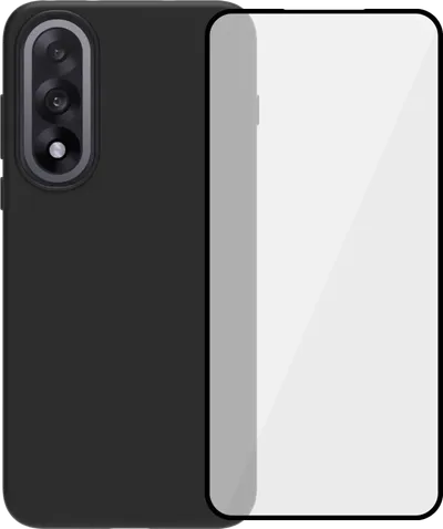 BlueBuilt OnePlus Nord 5 Backcover Schwarz + Panzerglas