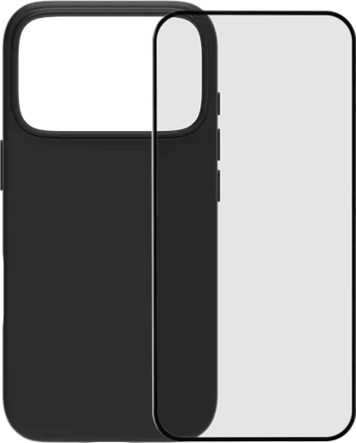 BlueBuilt Protective Backcover mit MagSafe iPhone 17 Pro Schwarz + BlueBuilt iPhone 17 Pro Panzerglas