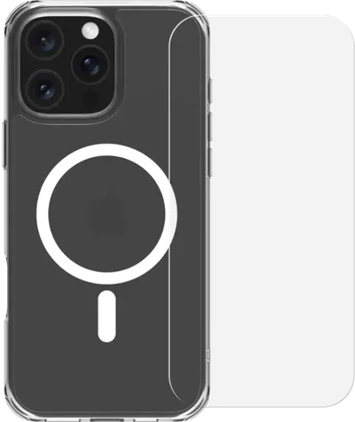 BlueBuilt Protective Backcover mit MagSafe iPhone 16 Pro Max + Panzerglas