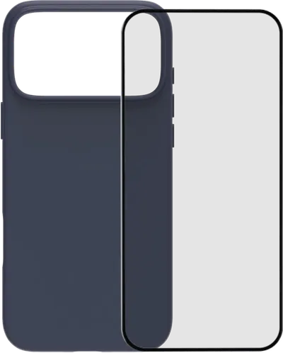BlueBuilt Protective Backcover mit MagSafe iPhone 17 Pro Max Blau + BlueBuilt iPhone 17 Pro Max Panzerglas