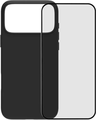 BlueBuilt Protective Backcover mit MagSafe iPhone 17 Pro Max Schwarz + BlueBuilt iPhone 17 Pro Max Panzerglas