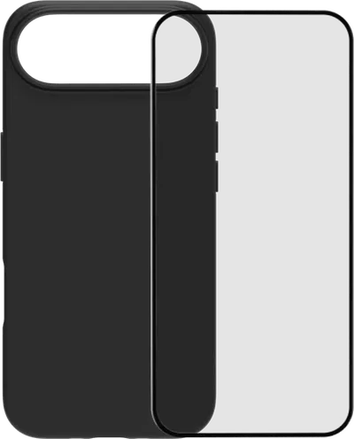 BlueBuilt Protective Backcover mit MagSafe iPhone 17 Air Schwarz + BlueBuilt iPhone 17 Air Panzerglas