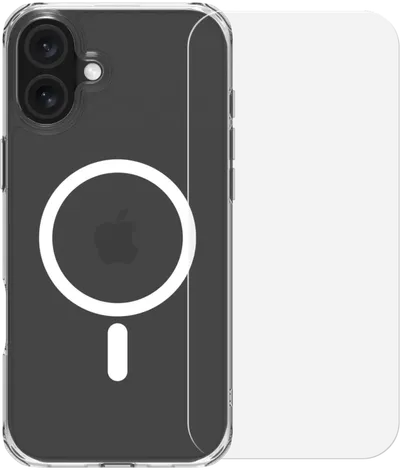 BlueBuilt Protective Backcover mit MagSafe iPhone 16 Plus + Panzerglas