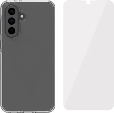 BlueBuilt Protective Backcover Samsung Galaxy A56 Transparent + Panzerglas