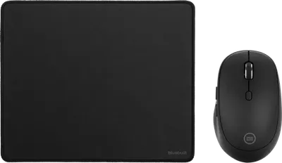 BlueBuilt Tradendum Kabellose Bluetooth-Maus + BlueBuilt Mauspad M 20 x 24 cm