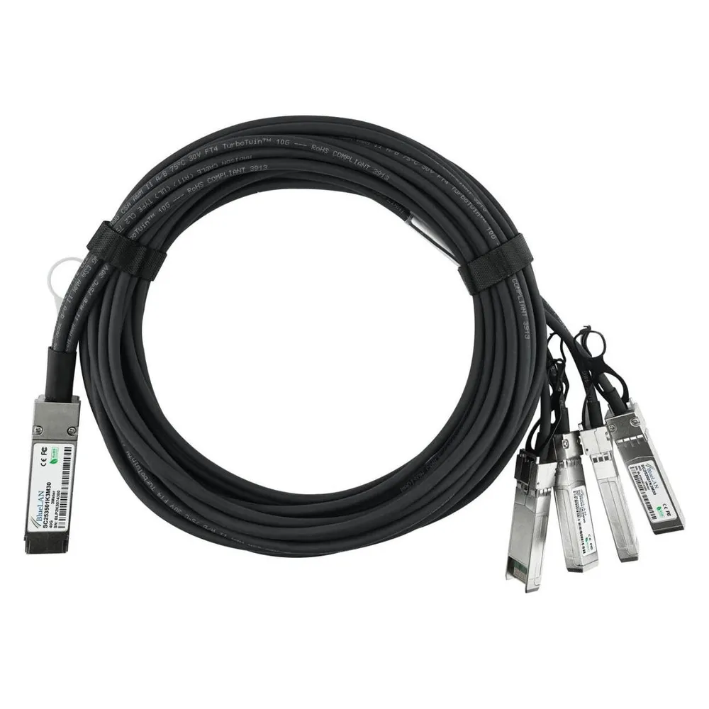 BlueLAN H3C QSFP-40G-4SFP-10G-CAB-3M-CM kompatibles QSFP DAC SC253501K3M30