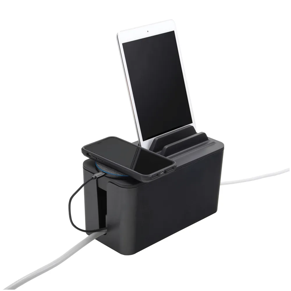 bluelounge CableBox Mini Station, Schwarz