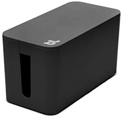 bluelounge CableBox Mini, Schwarz
