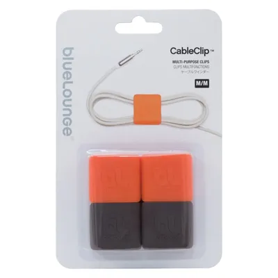 Bluelounge CableClip M Kabel-Organizer 4er-Pack