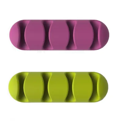 Bluelounge CableDrop Multi Pack 2 Kabel-Organizer, leuchtende Farben