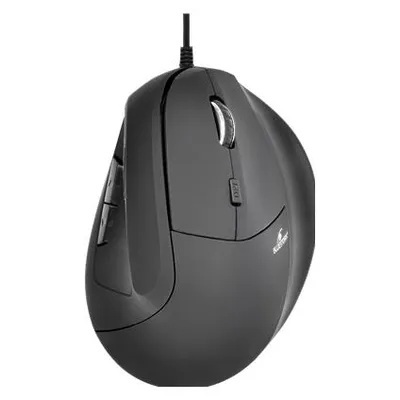 Maus Bluestork M-W-ERGO Kabelgebunden 7600 DPI Schwarz Ergonomisch Vertikal 6 Tasten