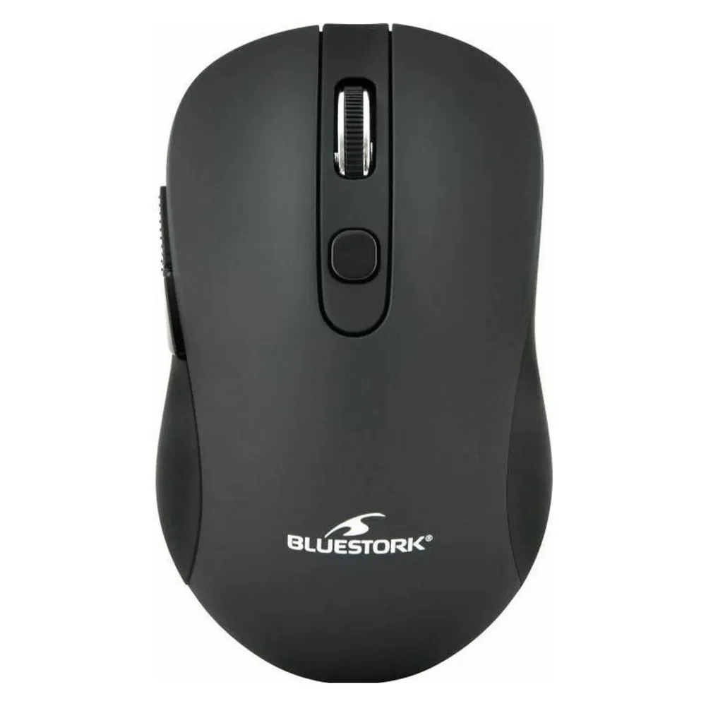 Maus Bluestork M-WL-OFF60-BLACK Kabellos 1600DPI Schwarz 6 Tasten Office