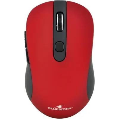Bluestork M-WL-OFF60-RED Kabellose Maus 1600DPI Rot
