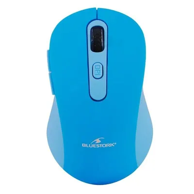 Ratón Bluestork M-WL-OFF65-BLUE Bluetooth RF 4800 DPI Blau Ambidextrisch 6 Tasten
