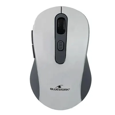 Ratón Bluestork M-WL-OFF65-GREY Bluetooth RF 4800 DPI Grau Ambidextrisch