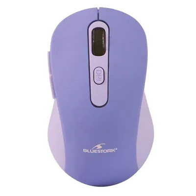Ratón Bluestork M-WL-OFF65-PURPLE Bluetooth RF 4800 DPI Violett 6 Tasten