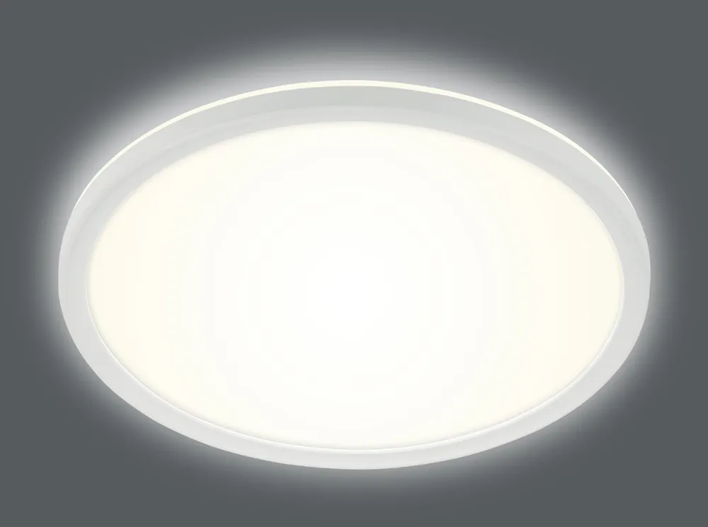 BLULAXA LED-Deckenleuchte, 18W, 3000K, 2200lm, warmweiß, IP20, weiß