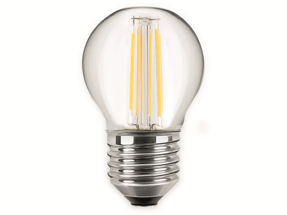 BLULAXA LED-Lampe 49085 Mini Globe Filament, E27, EEK: F, 4,5 W, 470 lm, 2700 K, dimmbar