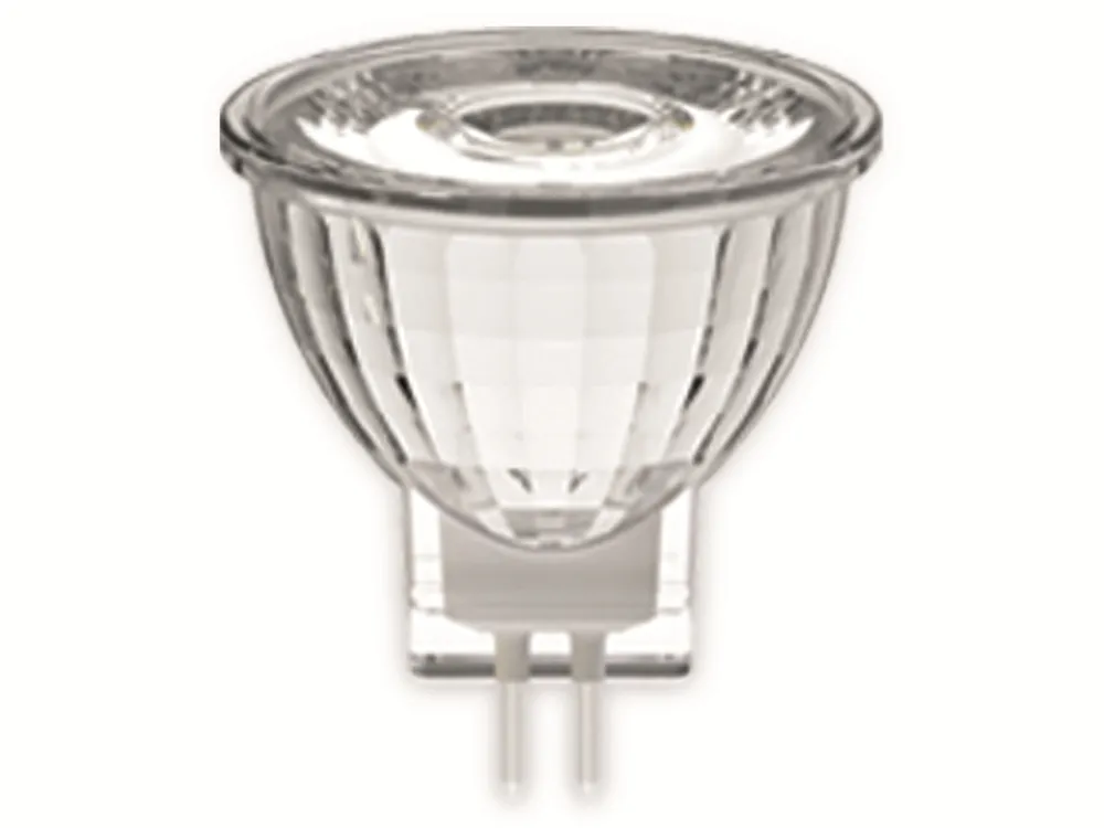 BLULAXA LED-Lampe 49121 MR11, GU4, EEK: F, 2,5 W, 200 lm, 2700 K, Halogenoptik