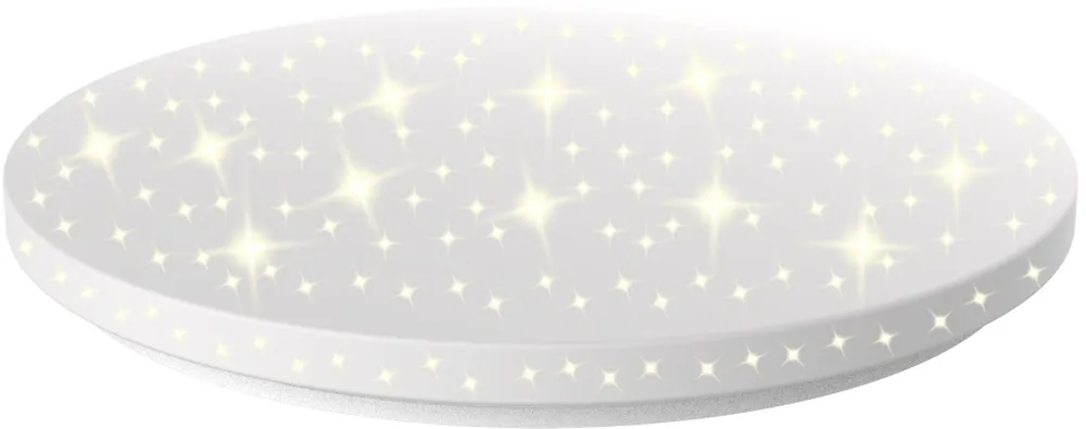 BLULAXA LED Wand-Deckenleuchte Promina-S, Sternenhimmel, 12 W,4000 K, 1200 lm, IP20, neutralweiß
