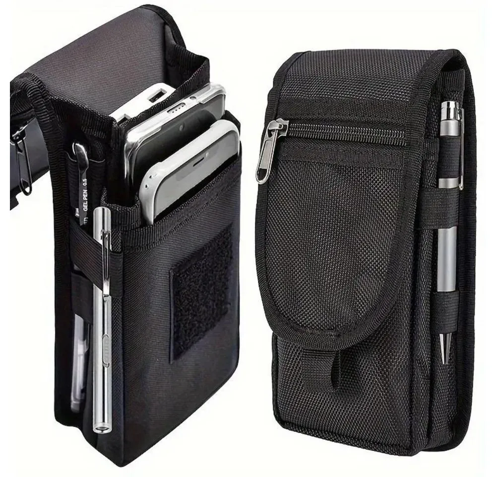 Blusmart Handyhülle Multifunktionale Handy-Gürteltasche Taktische Handytasche, Herren-Gürteltasche, Für Wandern, Camping, Werkzeughalter