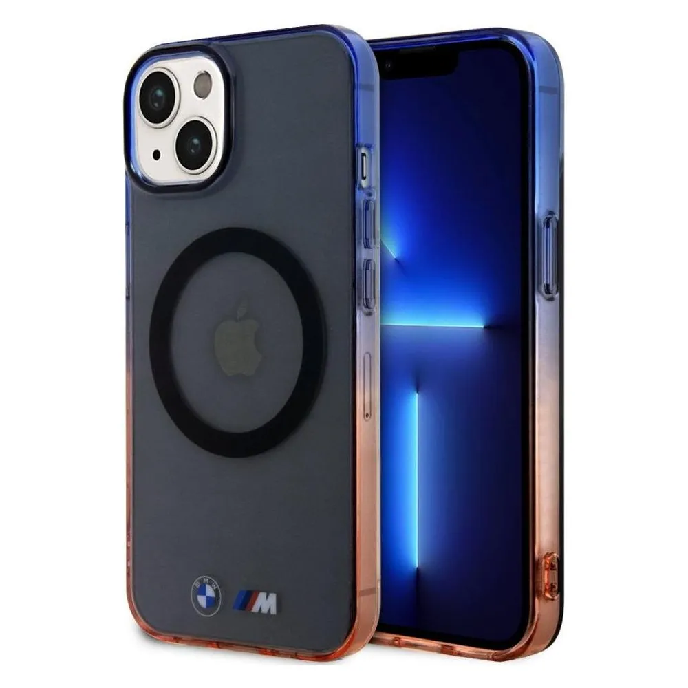 BMW BMHMP15MHTGE iPhone 15 Plus / 14 Plus 6.7" szary/grey hardcase Gradient Bumper MagSafe
