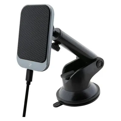 BMW uchwyt indukcyjny BMMWCCDTPK 15W do szyby/do kratki czarny/black MagSafe Signature Edition