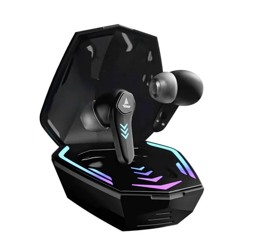 boAt Immortal 131 TWS In-Ear Ohrhörer kabellos Bluetooth wireless In-Ear-Kopfhörer (Bluetooth, Gaming-Modus, Mikrofon, kabellos, Schnellladen5.3)